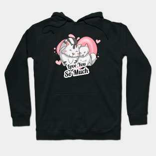 Cats in Love Hoodie